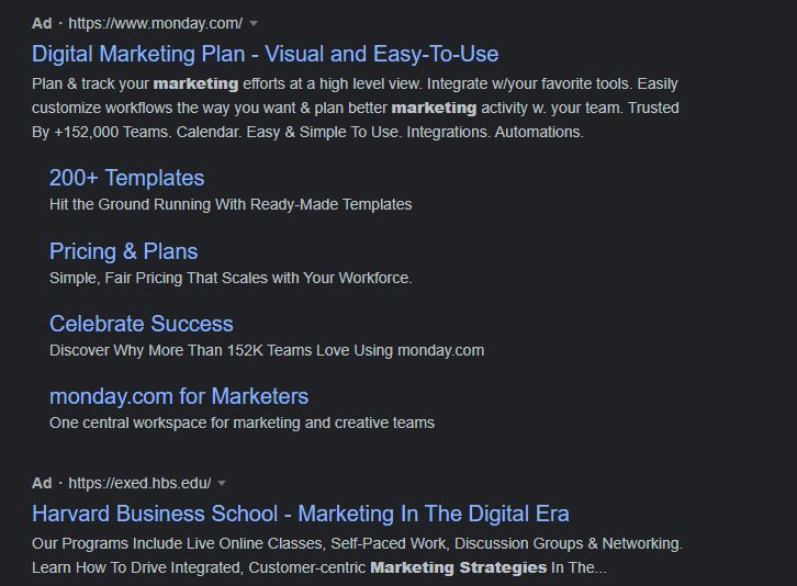 Paid Advertising Example of Digital Marketing Methods